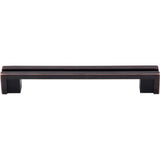 Top Knobs - Flat Rail Pull 5 Inch (c-c) Tuscan Bronze - Tuscan Bronze