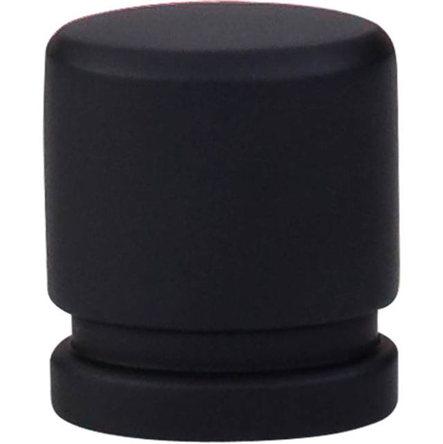 Top Knobs - Oval Knob 1 Inch Flat Black - Flat Black