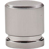 Top Knobs - Oval Knob 1 Inch Brushed Satin Nickel - Brushed Satin Nickel