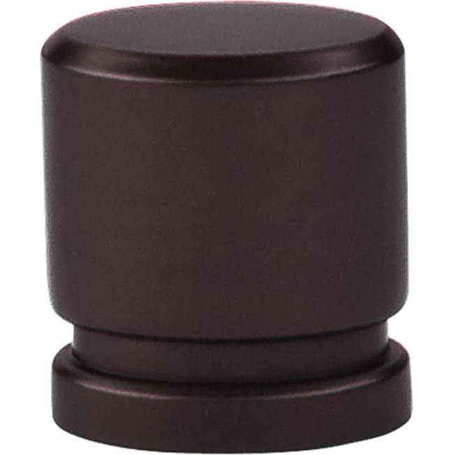 Top Knobs - Oval Knob 1 Inch Oil Rubbed Bronze - Oil Rubbed Bronze