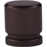 Top Knobs - Oval Knob 1 Inch Oil Rubbed Bronze - Oil Rubbed Bronze
