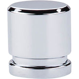 Top Knobs - Oval Knob 1 Inch Polished Chrome - Polished Chrome