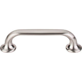 Top Knobs - Oculus Oval Pull 3 3/4 Inch (c-c) Brushed Satin Nickel - Brushed Satin Nickel