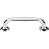 Top Knobs - Oculus Oval Pull 3 3/4 Inch (c-c) Polished Chrome - Polished Chrome