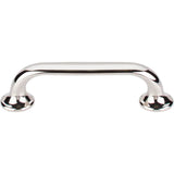 Top Knobs - Oculus Oval Pull 3 3/4 Inch (c-c) Polished Nickel - Polished Nickel