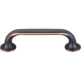 Top Knobs - Oculus Oval Pull 3 3/4 Inch (c-c) Umbrio - Umbrio