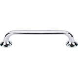 Top Knobs - Oculus Oval Pull 5 1/16 Inch (c-c) Polished Chrome - Polished Chrome