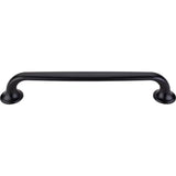 Top Knobs - Oculus Oval Pull 6 5/16 Inch (c-c) Flat Black - Flat Black