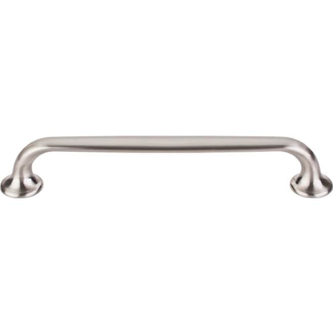 Top Knobs - Oculus Oval Pull 6 5/16 Inch (c-c) Brushed Satin Nickel - Brushed Satin Nickel