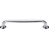 Top Knobs - Oculus Oval Pull 6 5/16 Inch (c-c) Polished Chrome - Polished Chrome