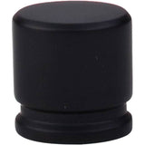 Top Knobs - Oval Knob 1 1/8 Inch Flat Black - Flat Black