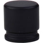Top Knobs - Oval Knob 1 1/8 Inch Flat Black - Flat Black