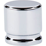 Top Knobs - Oval Knob 1 1/8 Inch Polished Chrome - Polished Chrome
