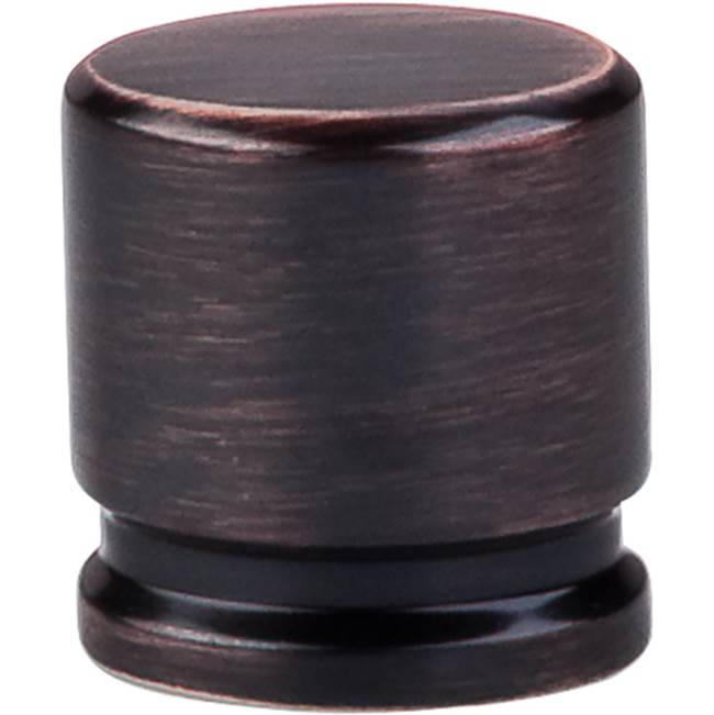 Top Knobs - Oval Knob 1 1/8 Inch Tuscan Bronze - Tuscan Bronze