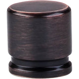 Top Knobs - Oval Knob 1 1/8 Inch Tuscan Bronze - Tuscan Bronze