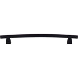 Top Knobs - Arched Pull 8 Inch (c-c) Flat Black - Flat Black