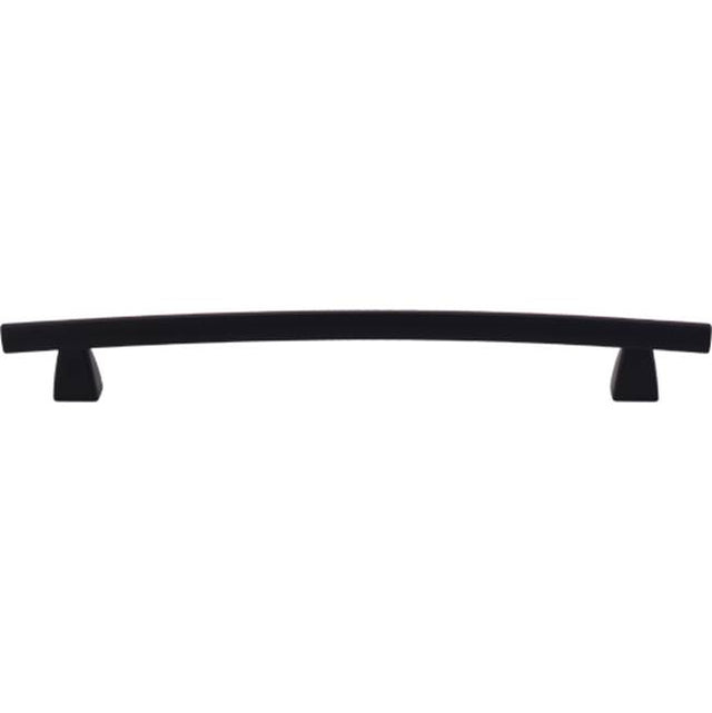 Top Knobs - Arched Pull 8 Inch (c-c) Flat Black - Flat Black