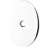 Top Knobs - Oval Backplate 1 1/2 Inch Polished Chrome - Polished Chrome