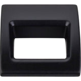 Top Knobs - Tango Finger Pull 1 1/8 Inch (c-c) Flat Black - Flat Black