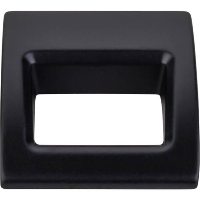 Top Knobs - Tango Finger Pull 1 1/8 Inch (c-c) Flat Black - Flat Black