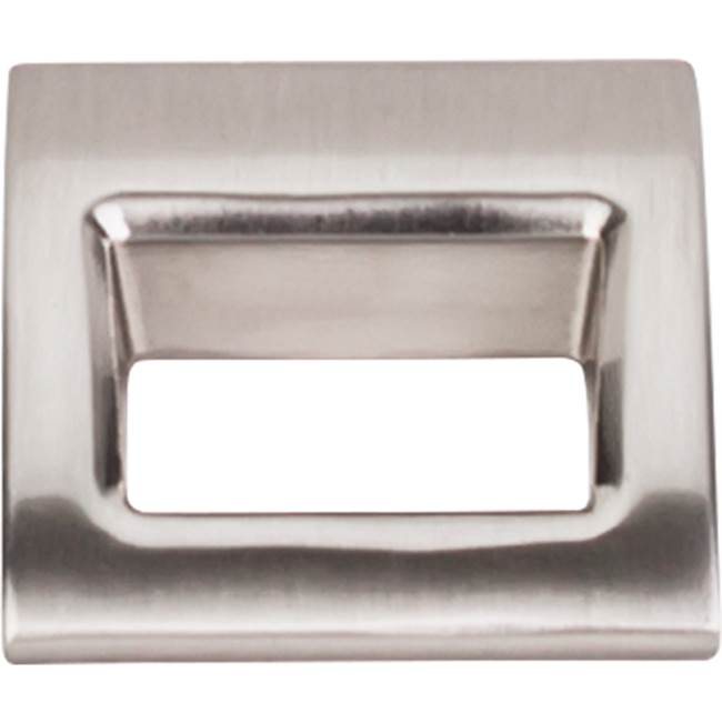Top Knobs - Tango Finger Pull 1 1/8 Inch (c-c) Brushed Satin Nickel - Brushed Satin Nickel
