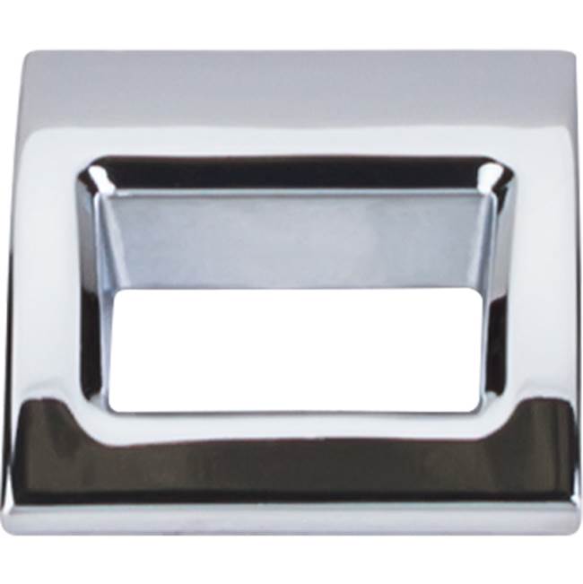 Top Knobs - Tango Finger Pull 1 1/8 Inch (c-c) Polished Chrome - Polished Chrome