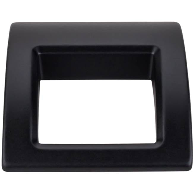 Top Knobs - Tango Finger Pull 1 1/2 Inch (c-c) Flat Black - Flat Black