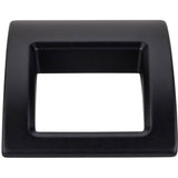 Top Knobs - Tango Finger Pull 1 1/2 Inch (c-c) Flat Black - Flat Black