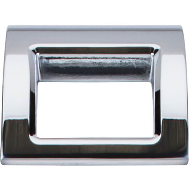 Top Knobs - Tango Finger Pull 1 1/2 Inch (c-c) Polished Chrome - Polished Chrome