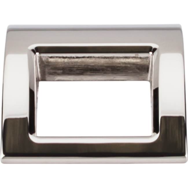 Top Knobs - Tango Finger Pull 1 1/2 Inch (c-c) Polished Nickel - Polished Nickel