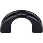 Top Knobs - Tango U Finger Pull 1 1/4 Inch (c-c) Flat Black - Flat Black
