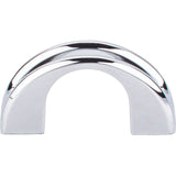 Top Knobs - Tango U Finger Pull 1 1/4 Inch (c-c) Polished Chrome - Polished Chrome
