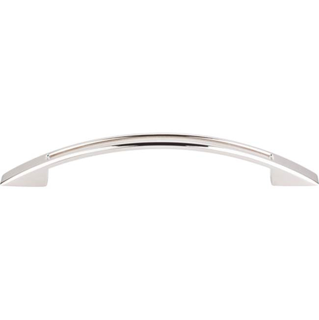 Top Knobs - Tango Cut Out Pull 5 1/16 Inch (c-c) Polished Nickel - Polished Nickel