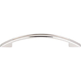 Top Knobs - Tango Cut Out Pull 5 1/16 Inch (c-c) Polished Nickel - Polished Nickel