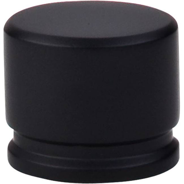 Top Knobs - Oval Knob 1 3/8 Inch Flat Black - Flat Black