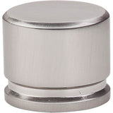 Top Knobs - Oval Knob 1 3/8 Inch Brushed Satin Nickel - Brushed Satin Nickel
