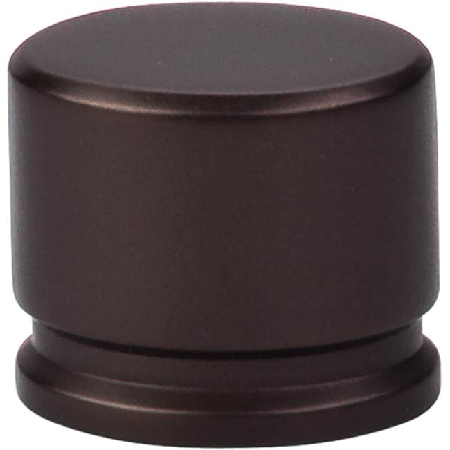 Top Knobs - Oval Knob 1 3/8 Inch Oil Rubbed Bronze - Oil Rubbed Bronze