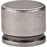 Top Knobs - Oval Knob 1 3/8 Inch Pewter Antique - Pewter Antique
