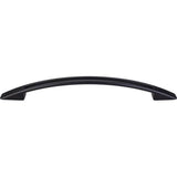 Top Knobs - Tango Cut Out Pull 6 5/16 Inch (c-c) Flat Black - Flat Black