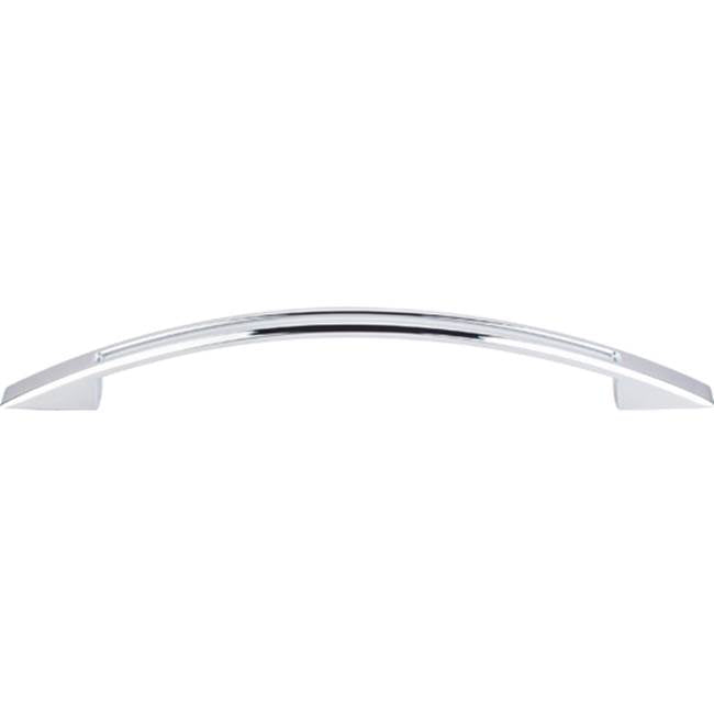 Top Knobs - Tango Cut Out Pull 6 5/16 Inch (c-c) Polished Chrome - Polished Chrome