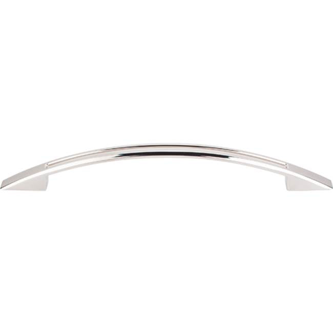 Top Knobs - Tango Cut Out Pull 6 5/16 Inch (c-c) Polished Nickel - Polished Nickel