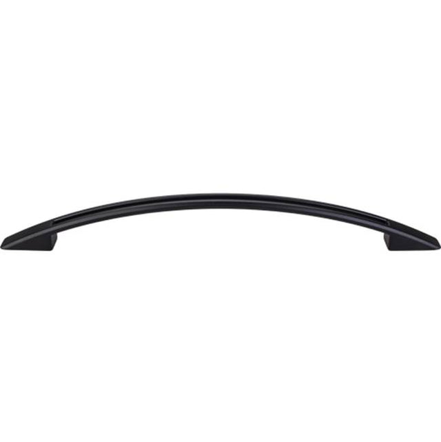 Top Knobs - Tango Cut Out Pull 7 1/2 Inch (c-c) Flat Black - Flat Black