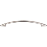 Top Knobs - Tango Cut Out Pull 7 1/2 Inch (c-c) Brushed Satin Nickel - Brushed Satin Nickel