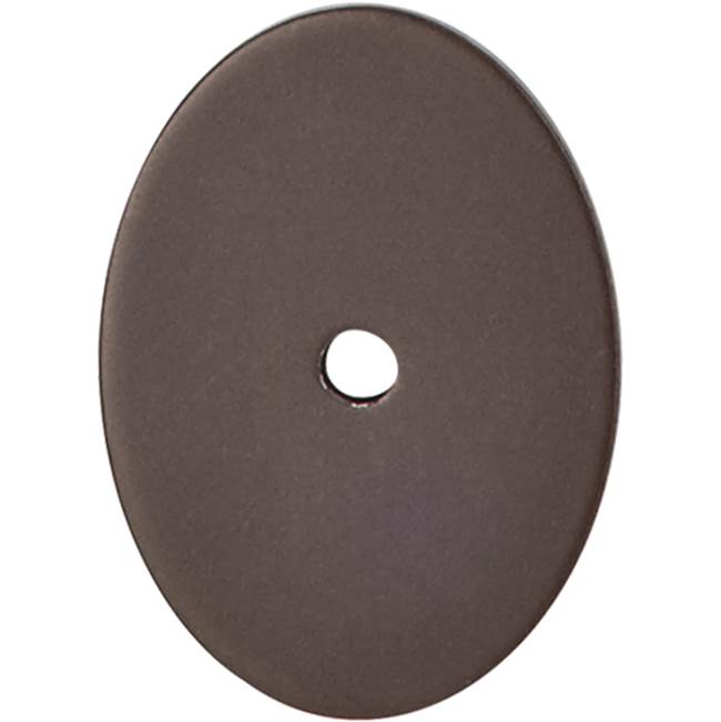Top Knobs - Oval Backplate 1 3/4 Inch Oil Rubbed Bronze - Oil Rubbed Bronze