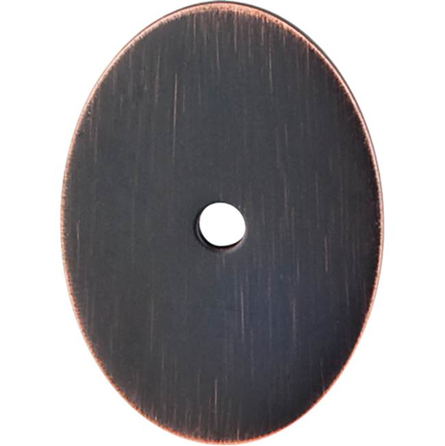 Top Knobs - Oval Backplate 1 3/4 Inch Tuscan Bronze - Tuscan Bronze
