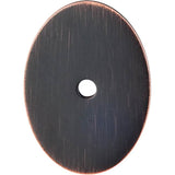 Top Knobs - Oval Backplate 1 3/4 Inch Tuscan Bronze - Tuscan Bronze