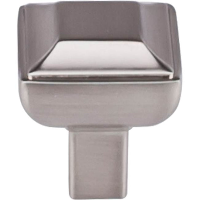 Top Knobs - Podium Knob 1 Inch Brushed Satin Nickel - Brushed Satin Nickel