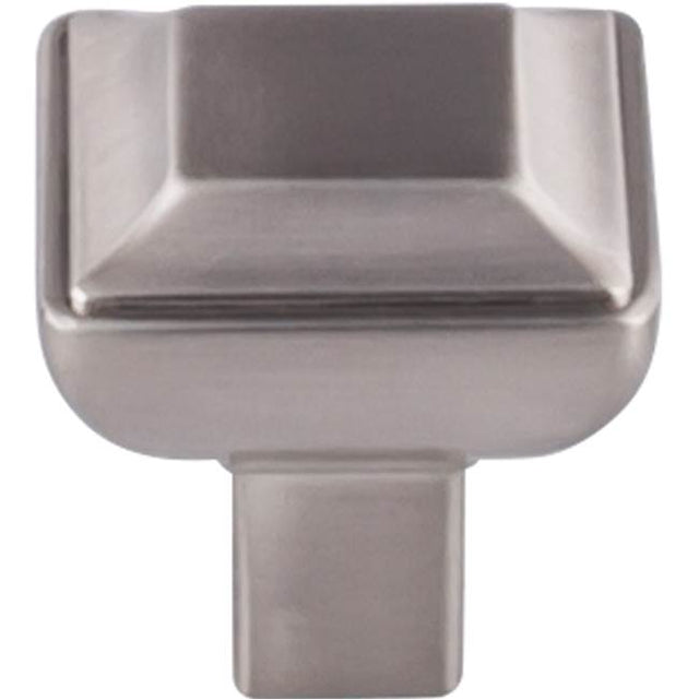 Top Knobs - Podium Knob 1 1/8 Inch Brushed Satin Nickel - Brushed Satin Nickel