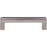 Top Knobs - Podium Pull 3 3/4 Inch (c-c) Brushed Satin Nickel - Brushed Satin Nickel
