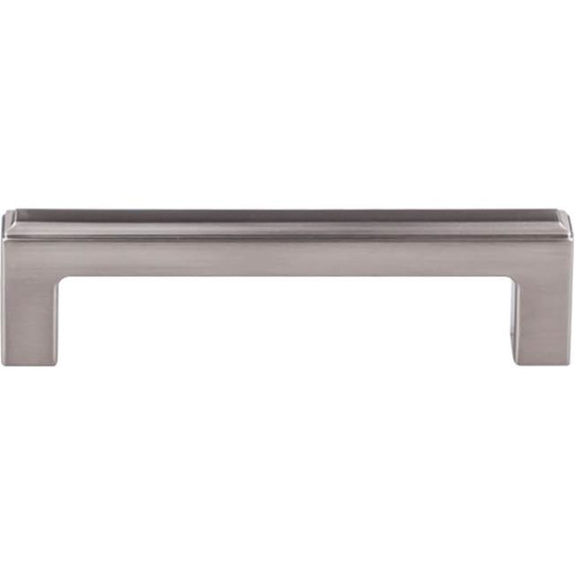 Top Knobs - Podium Pull 3 3/4 Inch (c-c) Brushed Satin Nickel - Brushed Satin Nickel